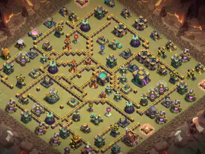 Layout TH14 Anti Everything War Base for Clash of Clans