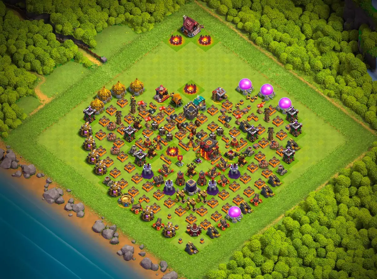 TH10 Troll Base Layout for Clash of Clans Copy Link