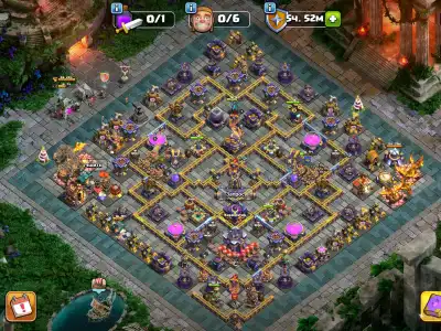 Layout TH15 War Base Anti 2 Star and Anti Electro Dragon Link