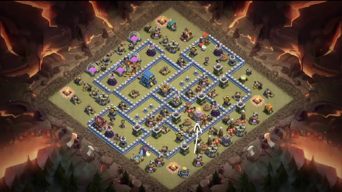 TH12 War Badr Anti 3 Star Clash of Clans Base