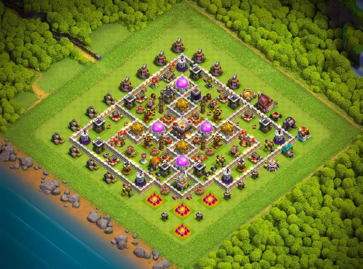 TH11 Farming Base Copy Link for Safe Loot in Clash of Clans