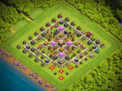 Layout TH11 Farming Base Copy Link for Safe Loot in Clash of Clans