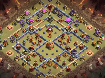 Layout TH16 Defense Base Layout for Clash of Clans Copy Link