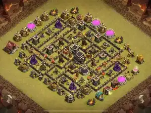 Effective TH9 War Coc Layout | Anti Everything Maxico war