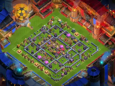 Layout TH15 War Base Copy Link | Anti 2 Star Ring Layout