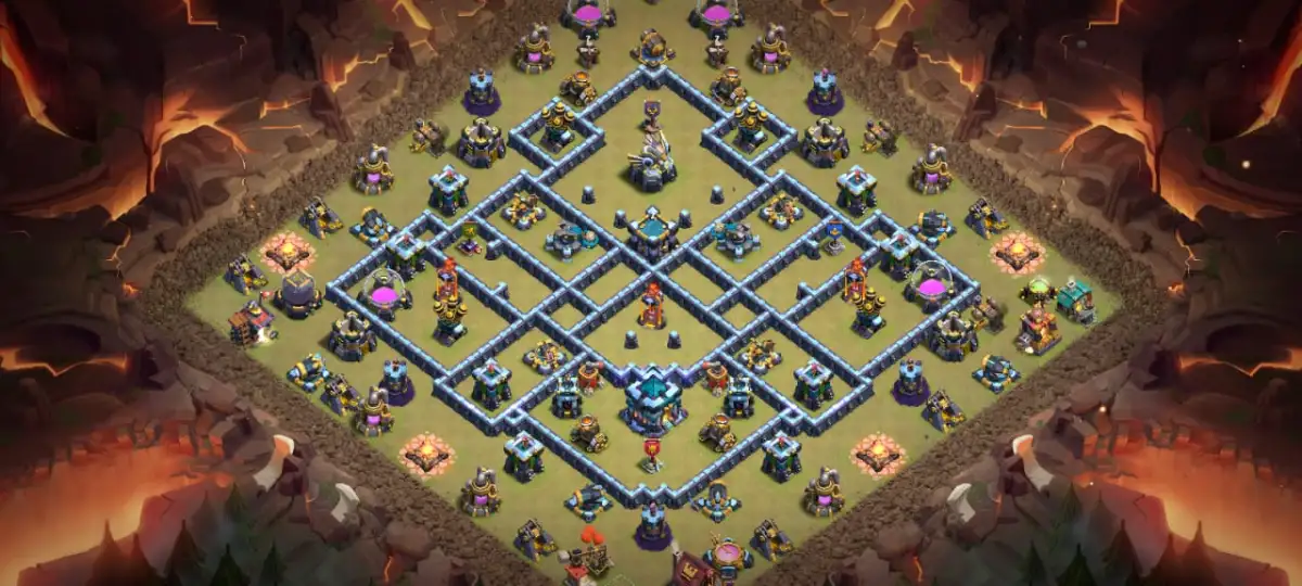 TH13 War Base Anti 3 Star for Clash of Clans