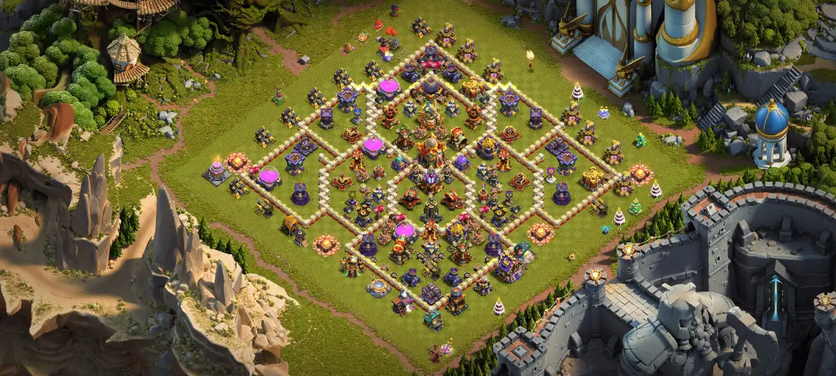 TH16 Anti Air Base for Clash of Clans | Anti Electro Dragon