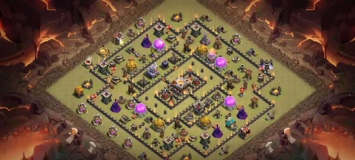 TH11 Anti 2 Star War Badr Base for Clash of Clans