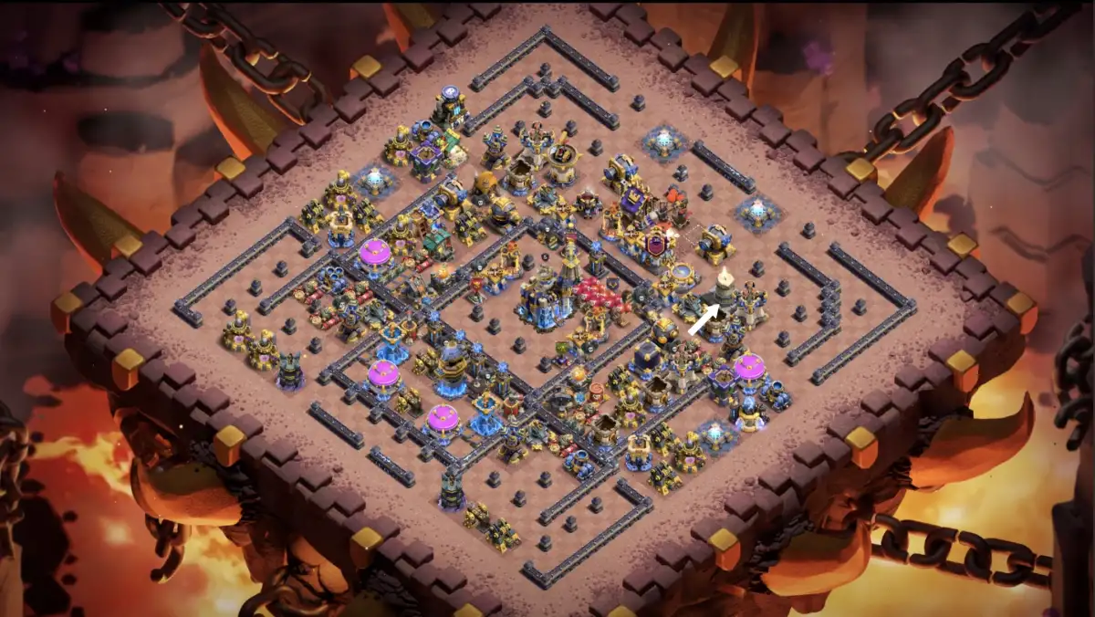 TH18 War Base for COC – Anti 3 Star Clash of Clans