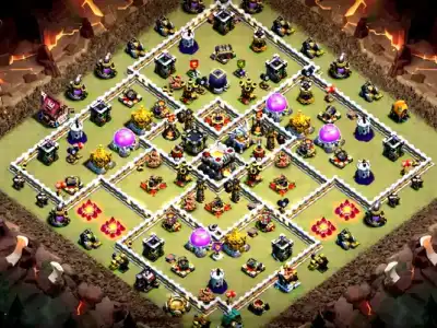 Layout Attack-Proof TH11 War Coc Layout | Anti 2 Stars Legends Preparations