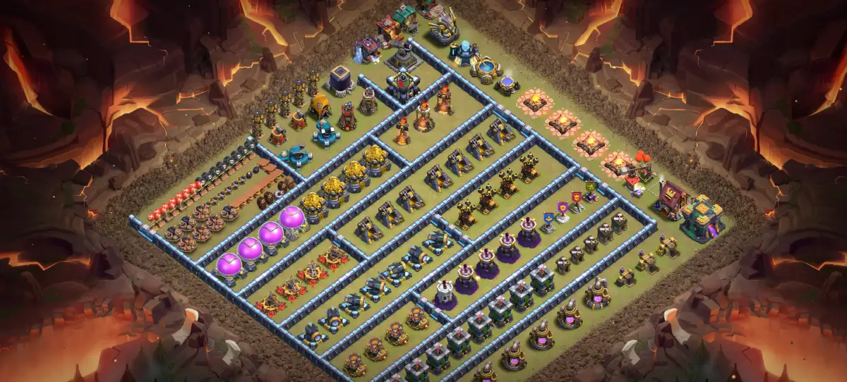 TH14 Troll Base for Clash of Clans with Copy Link