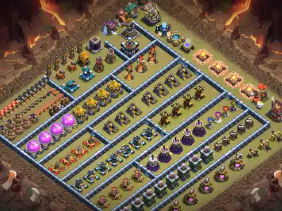 Layout TH14 Troll Base for Clash of Clans with Copy Link