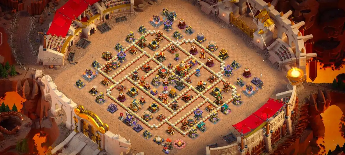 TH16 War Base Copy Link for Clash of Clans Anti 2 Star