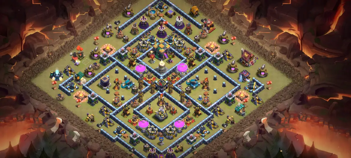 TH14 Farming Base Copy Link for Safe Loot in Clash of Clans