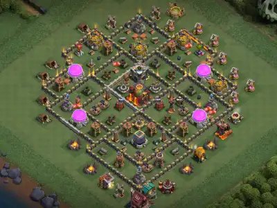 Layout TH10 Legend League Hybrid Base Link | Safe Loot and Town Hall
