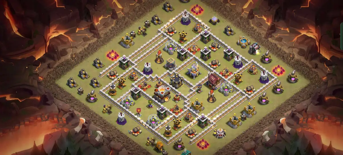 TH11 War Base for CoC with Anti 3 Star Pathing