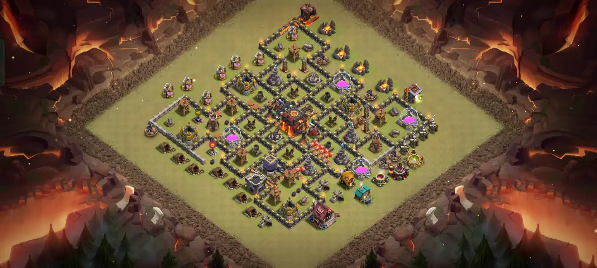 TH10 Legend League Base Layout for Clash of Clans Defense
