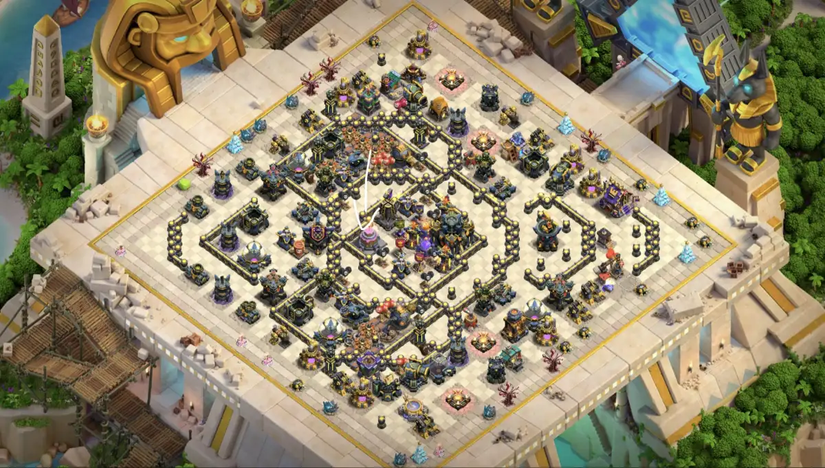TH17 War Base for coc | Anti 3 Star War badr Layout