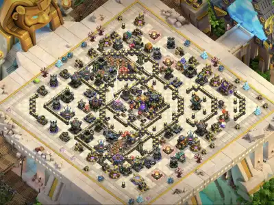 Layout TH17 War Base for coc | Anti 3 Star War badr Layout