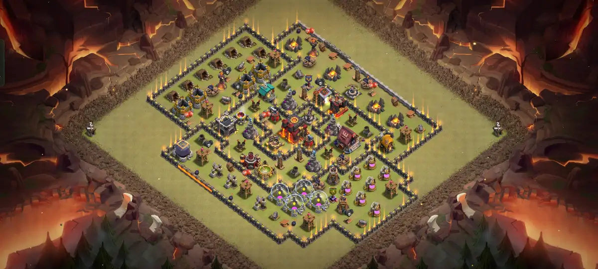TH10 Anti 2 Star War Base Link for Clash of Clans