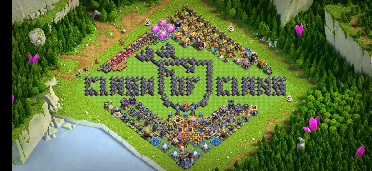 TH18 Farming Base Layout with Open Loot Rows Copy Link