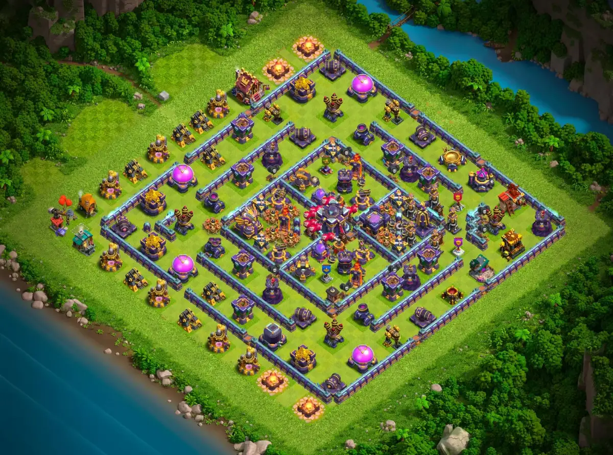 TH15 Legend League Base Layout for Clash of Clans Defense