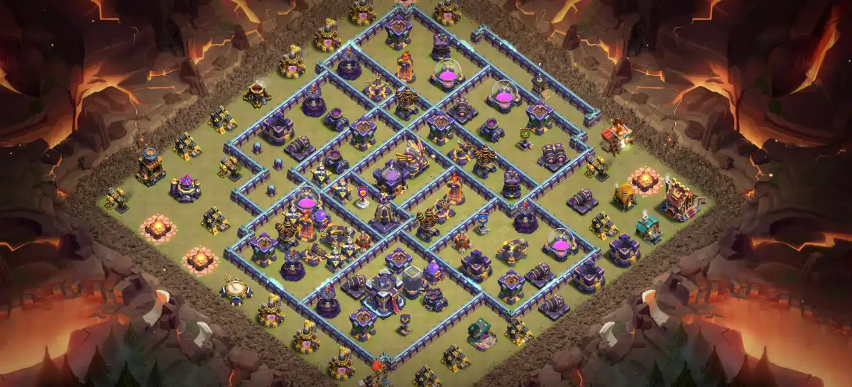 TH15 War Base Copy Link | Anti 2 Star Ring Style Layout