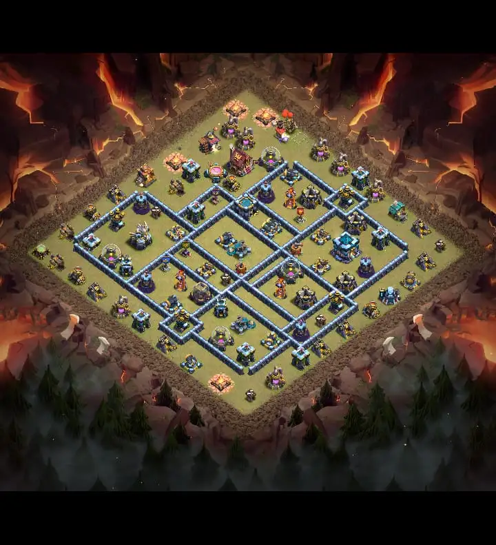 TH13 War Badr Anti Everything Base for CoC Copy
