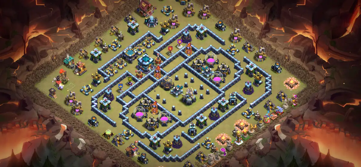 TH13 War Base Anti Electro Dragon | Clash of Clans Bases