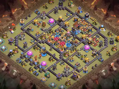 Layout TH18 War Base Copy Link Anti 2 Star Ring Layout