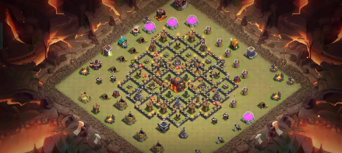 TH10 War Base Anti Everything for Legend League Copy Link