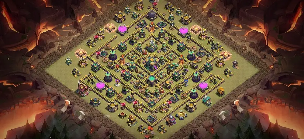 Layout Flawless TH14 War Coc Layout | Legend League Yeti War