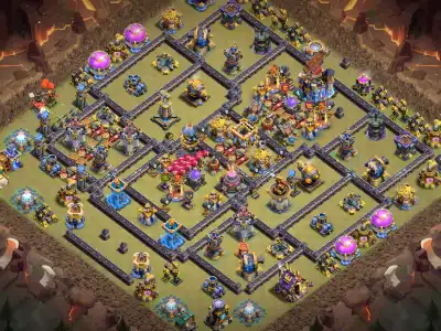 Layout TH18 War Base Anti 2 Star for Legend League and CWL