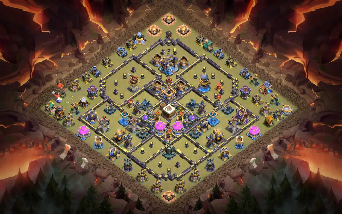 TH18 Anti 2 Star Legend League Base Layout Copy Link