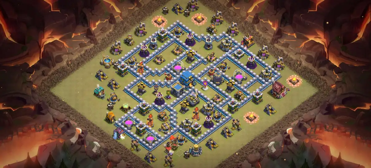 TH12 Legend League War Badr Base for Clash of Clans