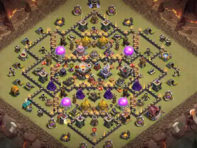 Layout TH11 Defense Base Layout for Clash of Clans Copy Link