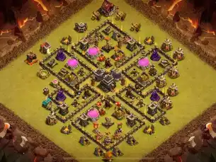 Next-Level TH9 War Coc Layout | Anti Everything RedZone
