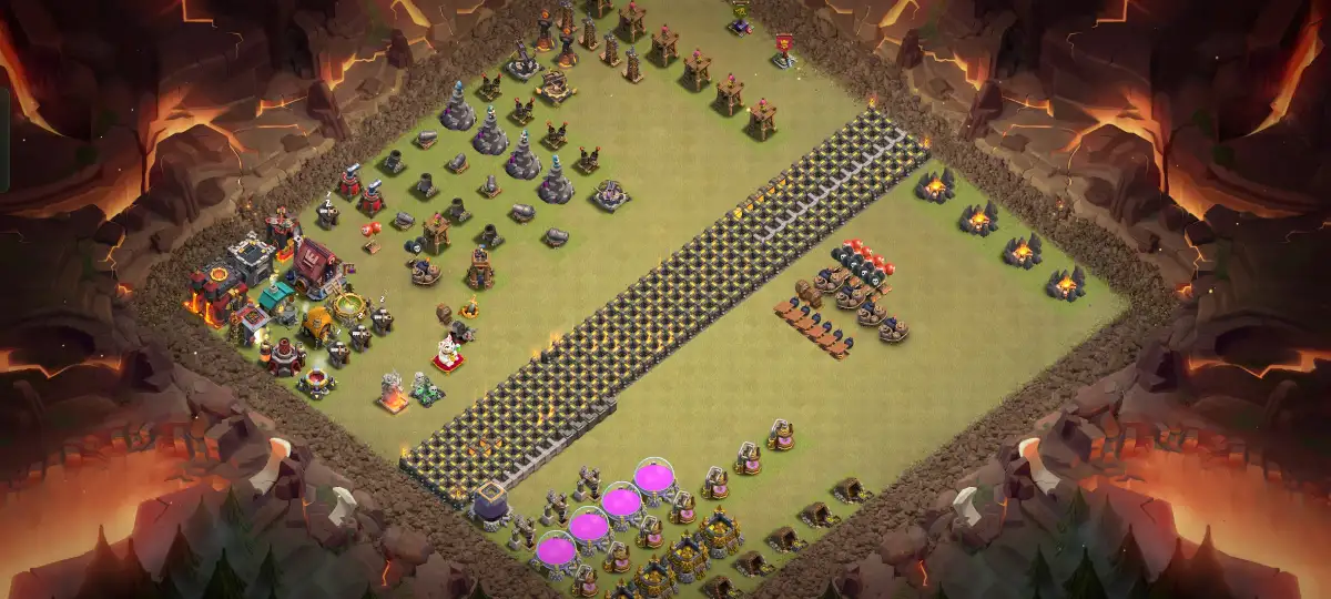 TH10 Farming Anti 3 Star Troll Base Layout with Copy Link