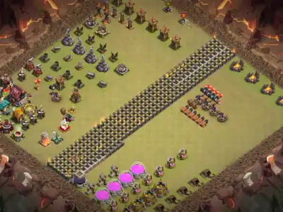 Layout TH10 Farming Anti 3 Star Troll Base Layout with Copy Link
