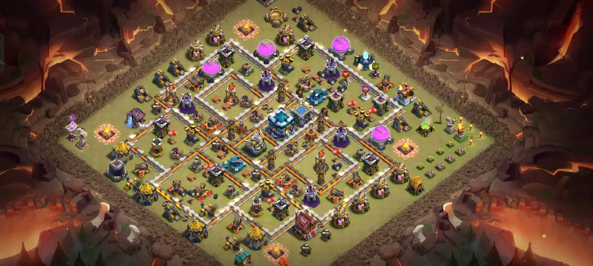 TH13 War Base for CoC Anti Electro Dragon | Clash of Clans