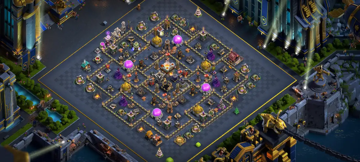 TH11 Defense Base for CoC - Clash of Clans Copy Link