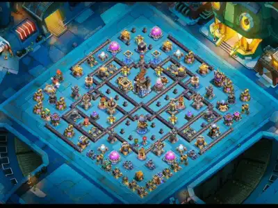Layout TH18 War Base for CoC | Anti 2 Star Air Layout