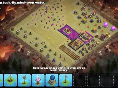 Layout TH8 Troll Funny Base Layout with Open Art Trap Copy Link