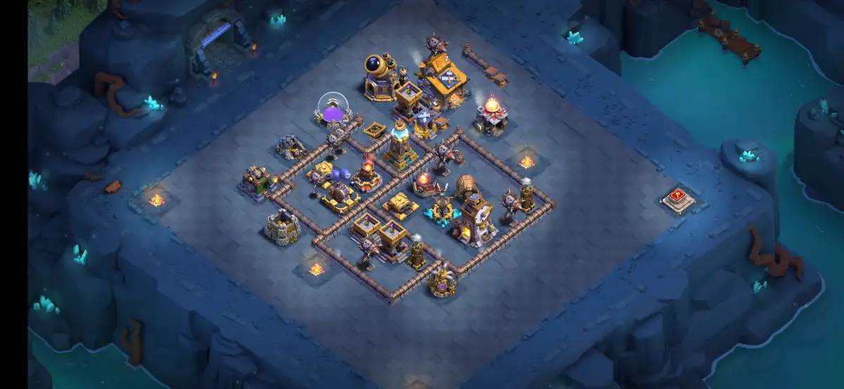 BH10 Builder Hall Base Link for Clash of Clans Trophy Defense