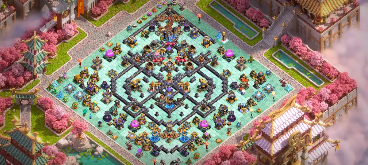 TH18 Legend League Anti 3 Star Base Layout Copy Link