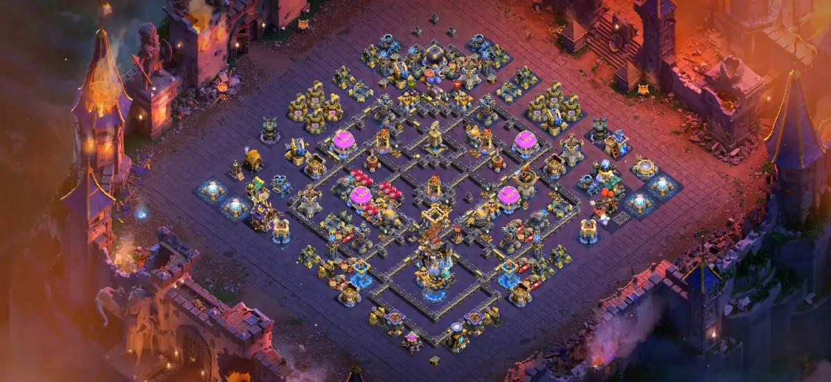 Master TH18 Legend League Anti 2 Star COC Base Layout
