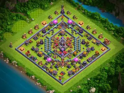 Layout TH15 Legend League Base for Clash of Clans Copy Link