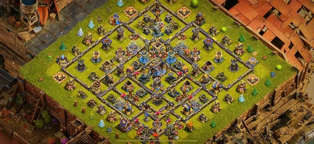Layout Practical TH18 Farming Coc Layout | Anti 3 Stars Alisson New