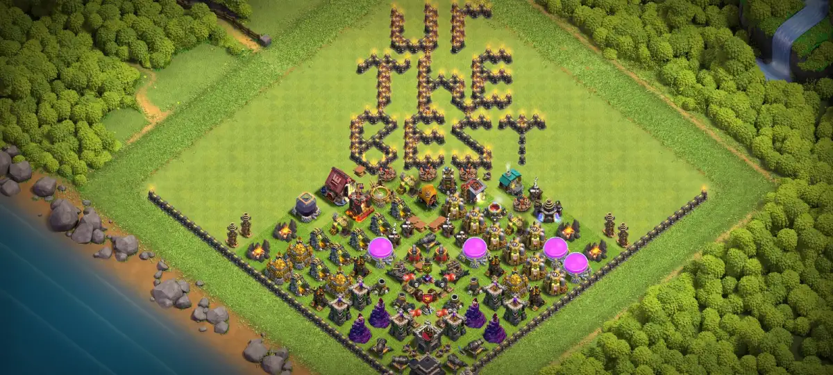 TH9 Funny Hybrid Base with “U R THE BEST” Message