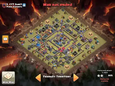 Layout TH18 War Base Anti 2 Star Layout for Clash of Clans